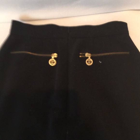 CHANEL 65%wool,spandex,nylon gorgeous pencil skirt - Picture 5 of 11